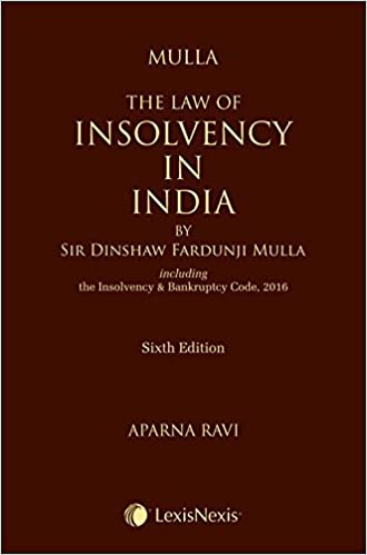 The Law of Insolvency in India